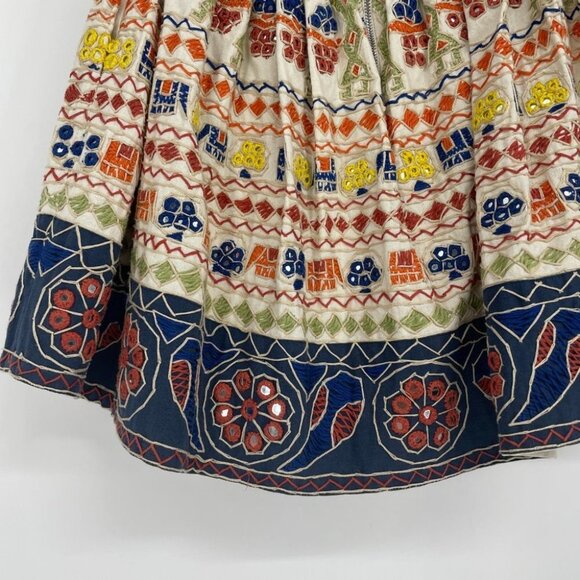 Alice & Olivia NWT  Tania Embroidered Mirror Skirt - Picture 12 of 15
